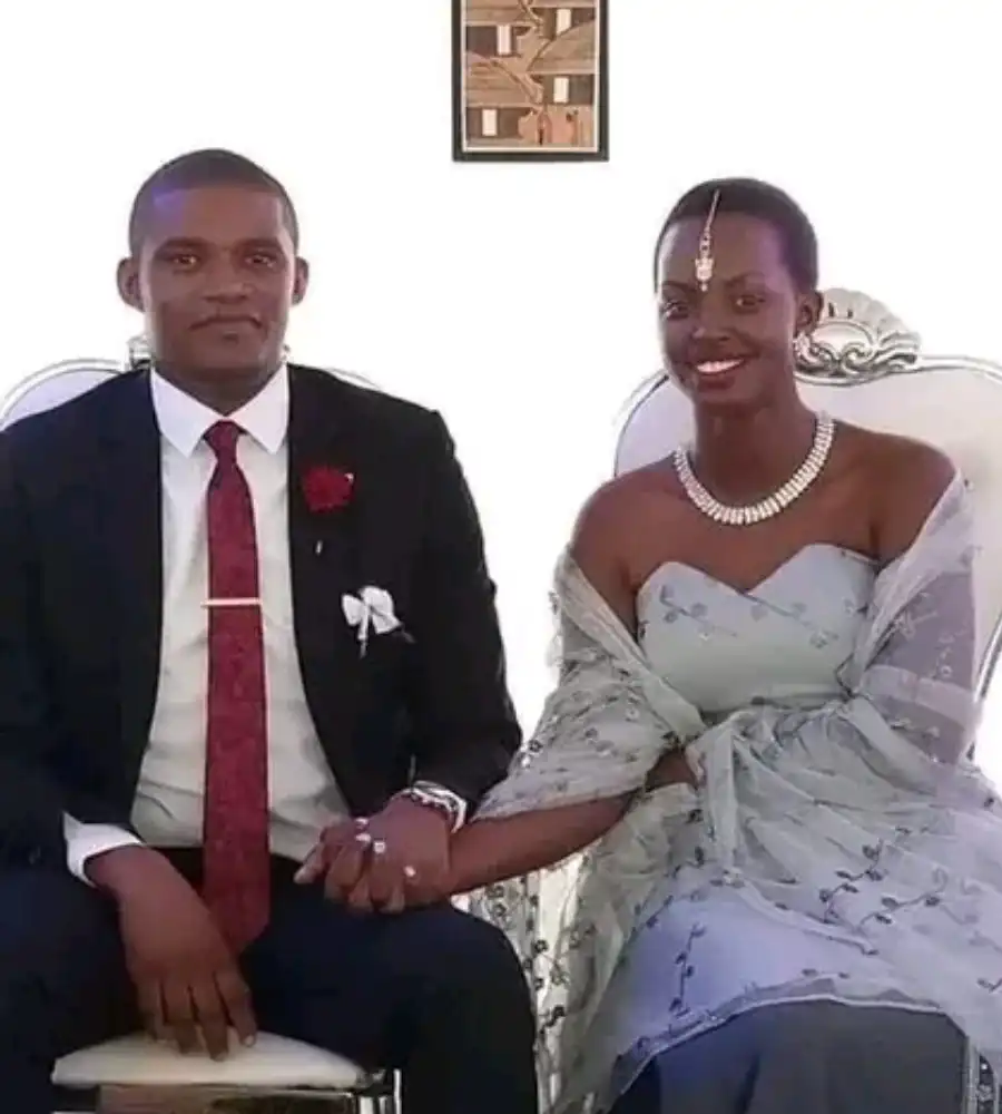 Andrew Kabuura and wife, Flavia