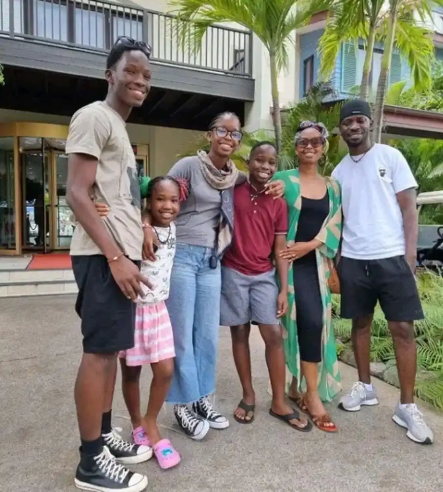 Bobi Wine and his family